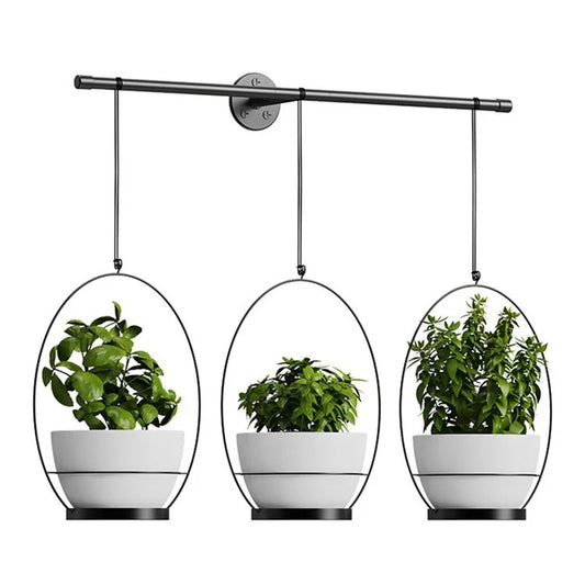 001- ZJY-GT3 ZJY-GT2 Set of 3 Hanging Plant Hangers Detachable Wall-Mounted Flower Pot Holder