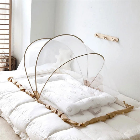 01 128*65cm Baby Mosquito Net Tent Full-Cover Canopy Mosquito Net for Kids Folding Mosquito Netting