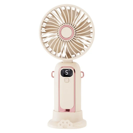 Portable Neck-Mounted Fan Rechargeable Desktop Personal Summer Cooler