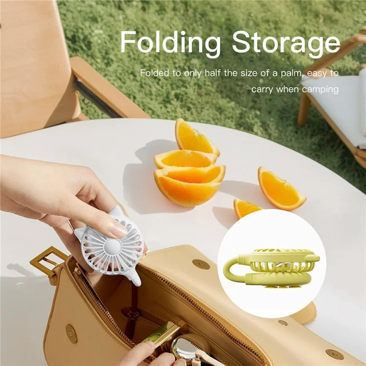 Cat Ear Design Foldable USB Fan Air Circulator Summer Cooler with Suction Cups
