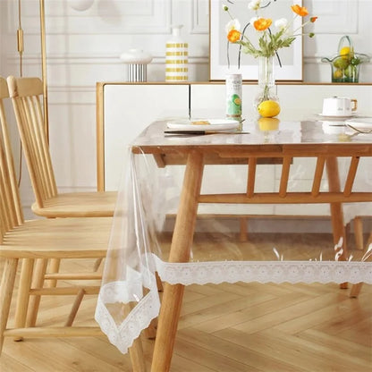 150x190cm Clear PVC Table Mat Watertight Dust-proof Desktop Table Cloth