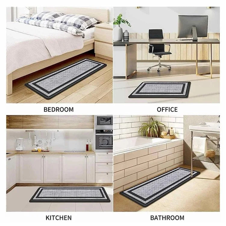 45x150cm PVC Carpet for Kitchen Bathroom Entryway Balcony Non-Slip Floor Mat