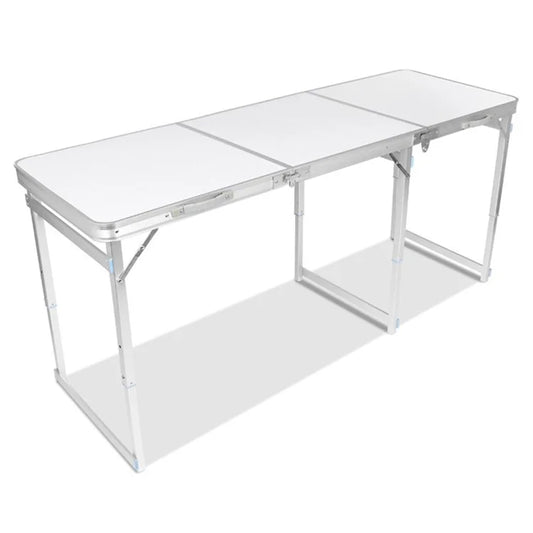 1.8m Length Outdoor Stall Barbecue Table Portable Folding Aluminum Alloy Table