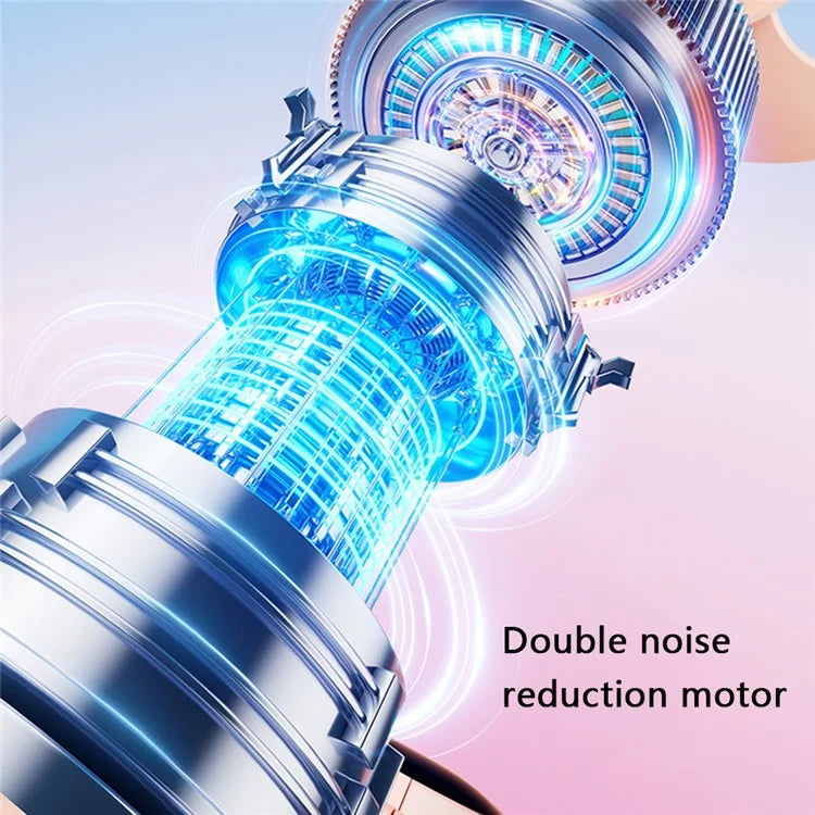 Cartoon Cat Summer Mini Handheld Fan Digital Display Folding Desk Fan with Lanyard
