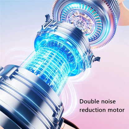 Cartoon Cat Summer Mini Handheld Fan Digital Display Folding Desk Fan with Lanyard