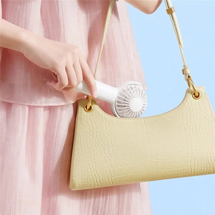 WIWU Wi-FS08 Mini Handheld Fan 3 Speeds Adjustable Summer Desktop Fan