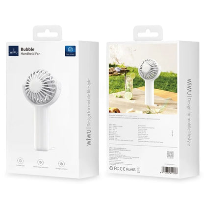 WIWU Wi-FS08 Mini Handheld Fan 3 Speeds Adjustable Summer Desktop Fan