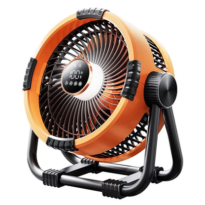 M65 Outdoor Camping Fan Angle Adjustable Hangable Summer Cooling Fan with Night Light