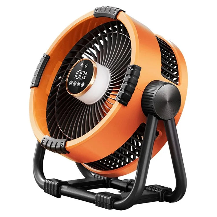 M65 Outdoor Camping Fan Angle Adjustable Hangable Summer Cooling Fan with Night Light