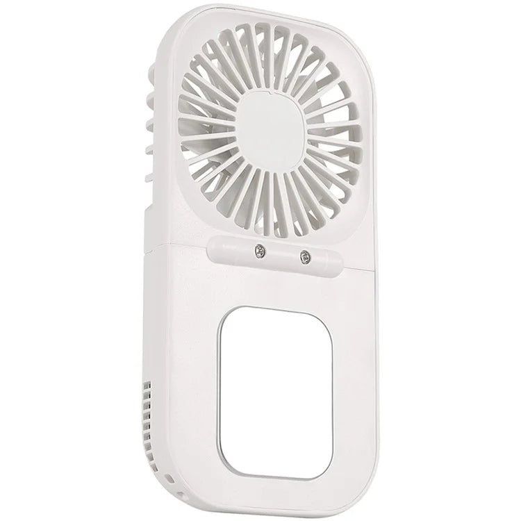 E6 Mini Handheld Neck Hanging Fan Cold Compress Function Foldable Summer Cooling Fan
