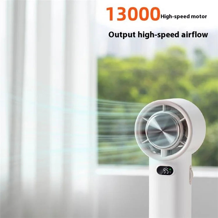 K39 Digital Display Stepless Speed Adjustable Semiconductor Cold Compress Summer Handheld Fan
