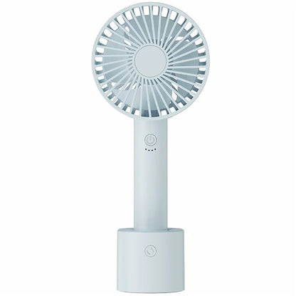F69 Summer Cooling Fan 4 Speed Adjustable Automatic Rotation Portable Desktop Fan with Base