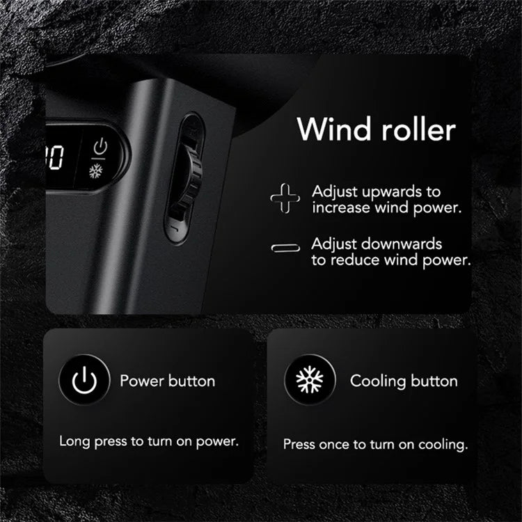 F83 High Speed Turbo Handheld Fan Summer Cooling Desktop Fan