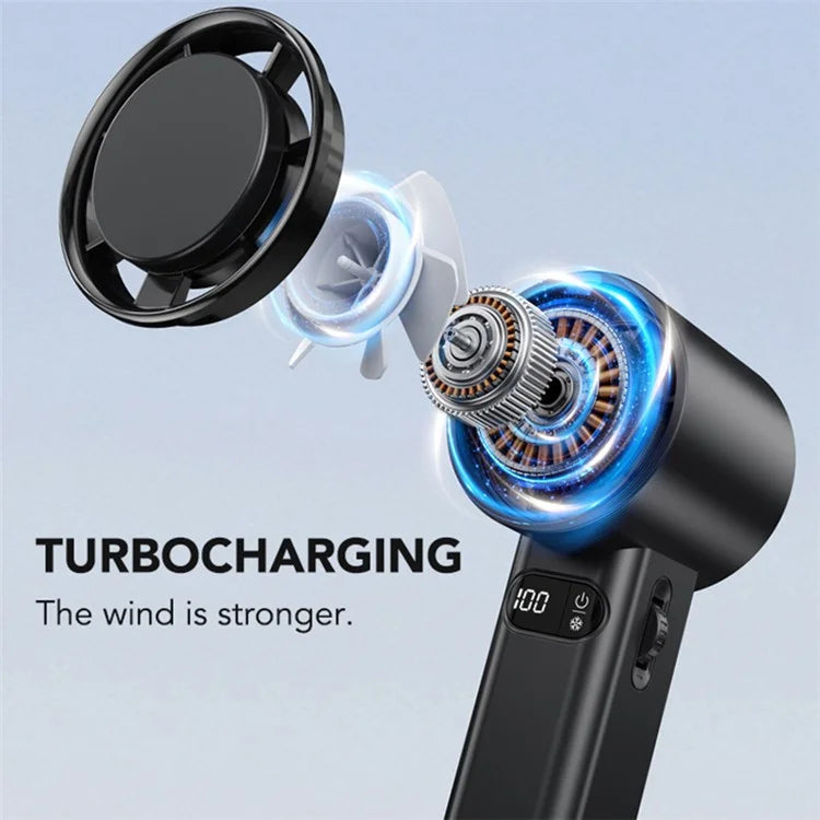F83 High Speed Turbo Handheld Fan Summer Cooling Desktop Fan