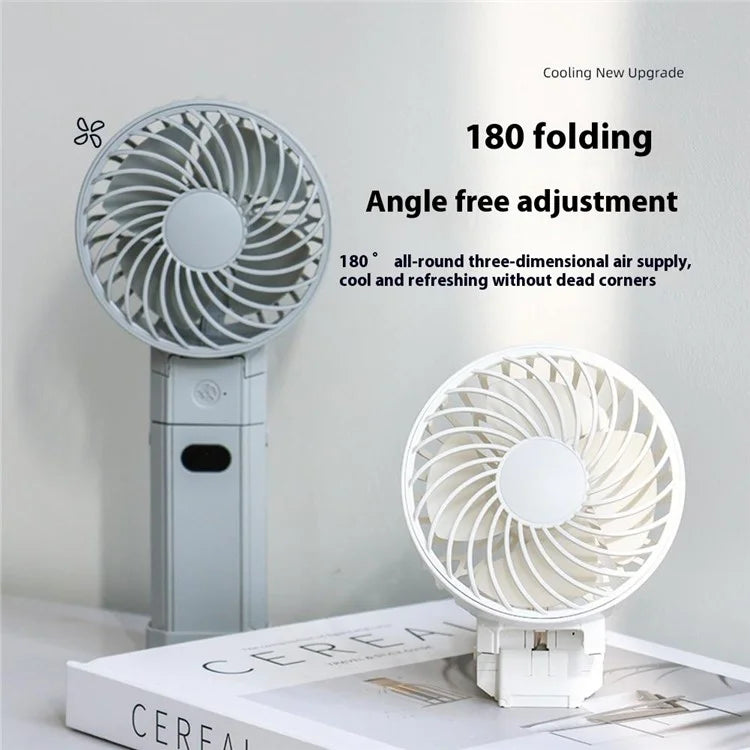 RD10 Handheld Foldable Fan Summer Cooler with Power Bank Function