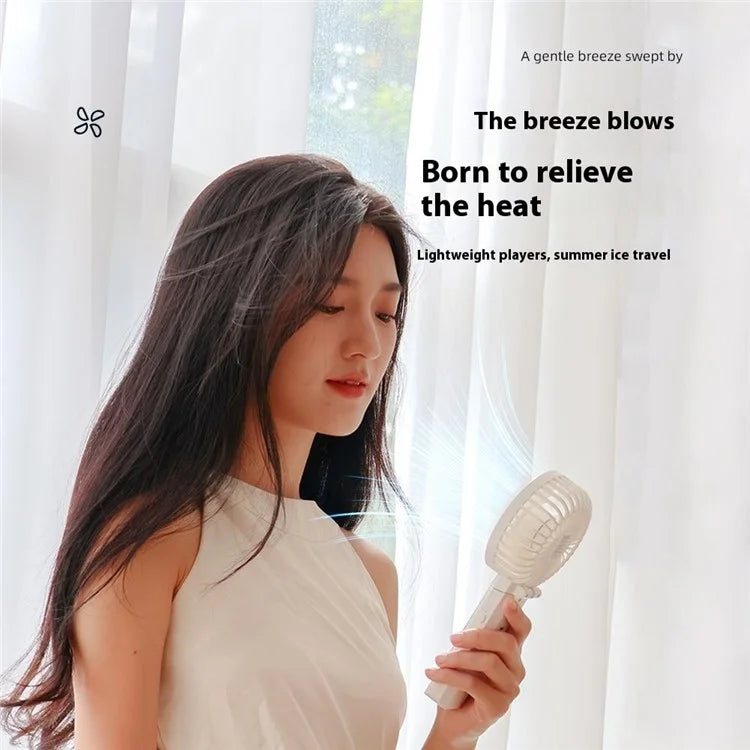 RD10 Handheld Foldable Fan Summer Cooler with Power Bank Function