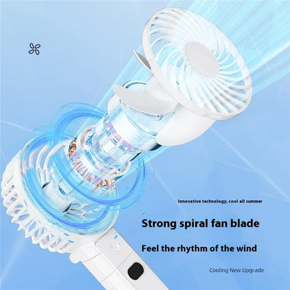 RD10 Handheld Foldable Fan Summer Cooler with Power Bank Function
