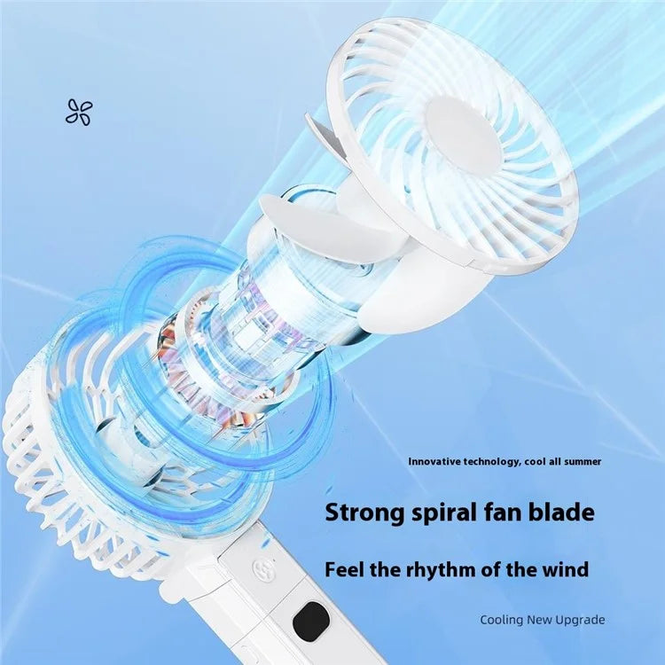 RD10 Handheld Foldable Fan Summer Cooler with Power Bank Function