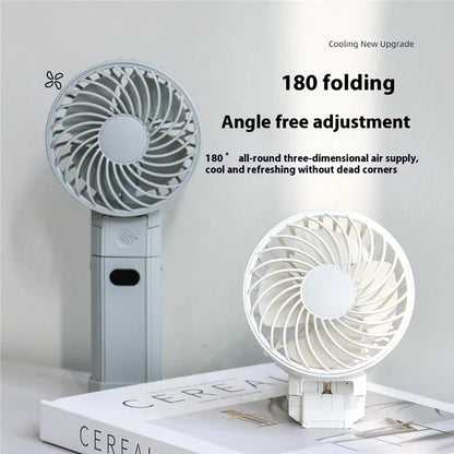 RD10 Handheld Foldable Fan Summer Cooler with Power Bank Function