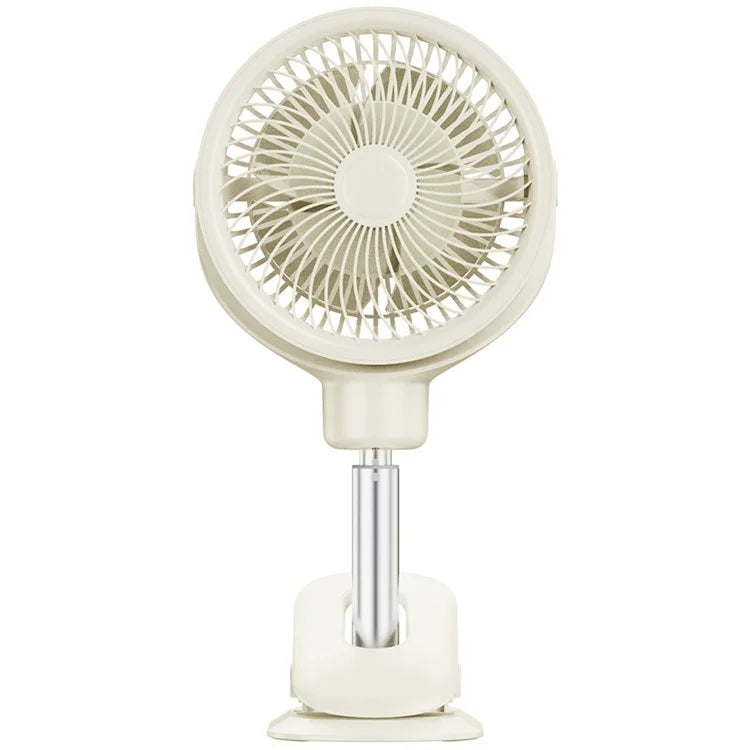 RD12 Clip On Desk Fan Rechargeable Telescopic Floor Fan Rotation Design Summer Cooler