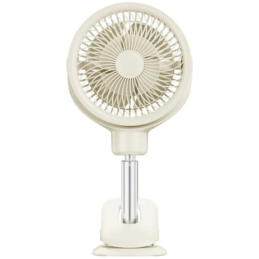 RD12 Clip On Desk Fan Rechargeable Telescopic Floor Fan Rotation Design Summer Cooler