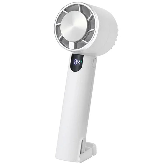 U26 Handheld Desk Mini Fan Strong Airflow Cooling Fan Rechargeable Summer Cooler