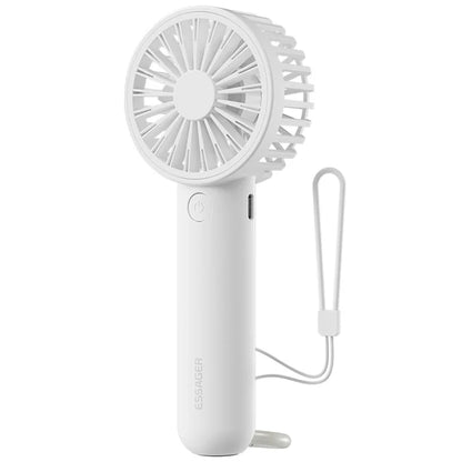 ESSAGER Handheld Desktop Dual Use Fan 3 Speeds Adjustable Portable Cooling Fan