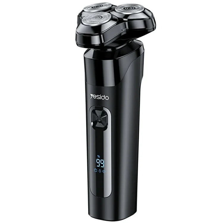 YESIDO MG05 Waterproof Electric Shaver Razor with 3 Floating Cutter Heads