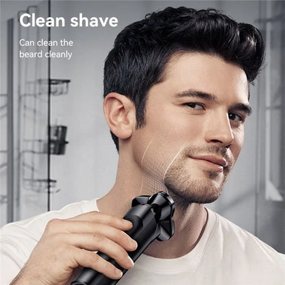 YESIDO MG05 Waterproof Electric Shaver Razor with 3 Floating Cutter Heads