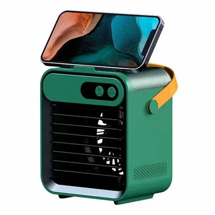 F80 Mini Desktop Air Conditioning Cooling Fan Summer USB Rechargeable Mist Diffuser Air Cooler
