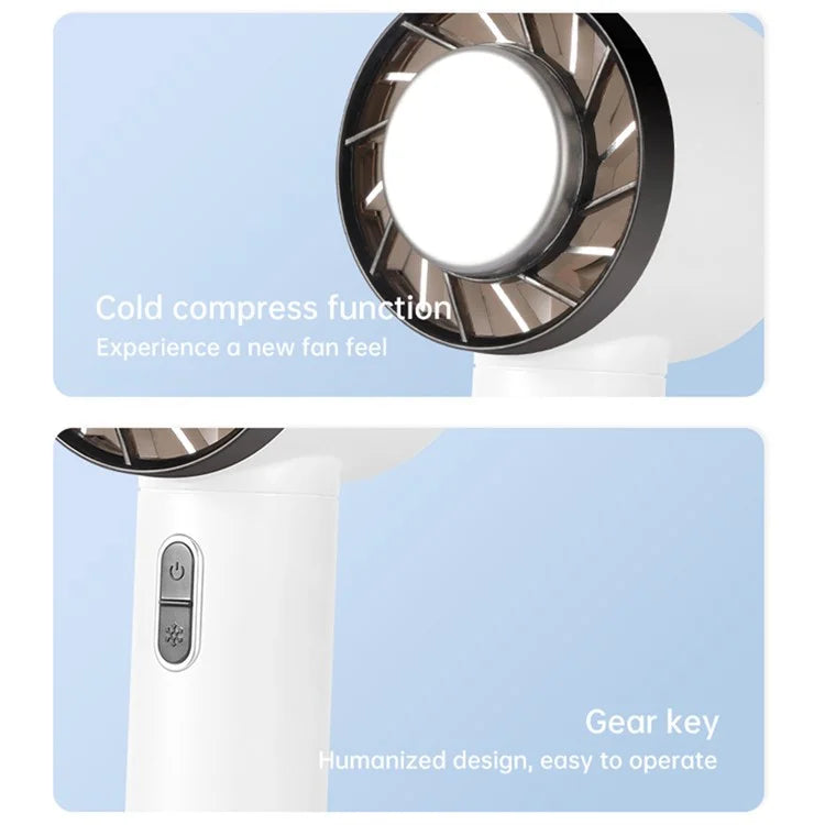 WX625 Portable Mini Summer Fan Outdoor Handheld Cooling Fan with Cold Compress Function