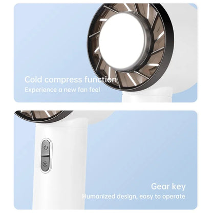 WX625 Portable Mini Summer Fan Outdoor Handheld Cooling Fan with Cold Compress Function