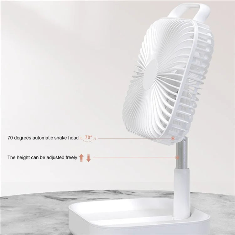 BENWIS HA-FDF Mini Desktop Fan Foldable Retractable Summer Cooling Fan