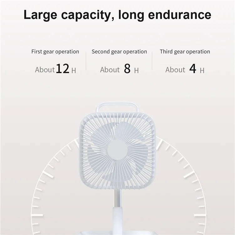 BENWIS HA-FDF Mini Desktop Fan Foldable Retractable Summer Cooling Fan