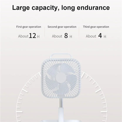 BENWIS HA-FDF Mini Desktop Fan Foldable Retractable Summer Cooling Fan