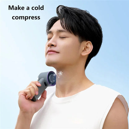 M57 100 Gears Stepless Adjustable Cold Compress Digital Display Handheld Fan