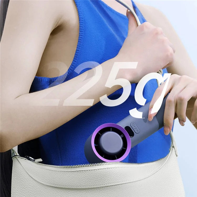 M57 100 Gears Stepless Adjustable Cold Compress Digital Display Handheld Fan