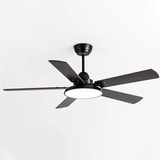 132CM Home Ceiling Fan Cooler with Light + English Remote Control (No Battery)