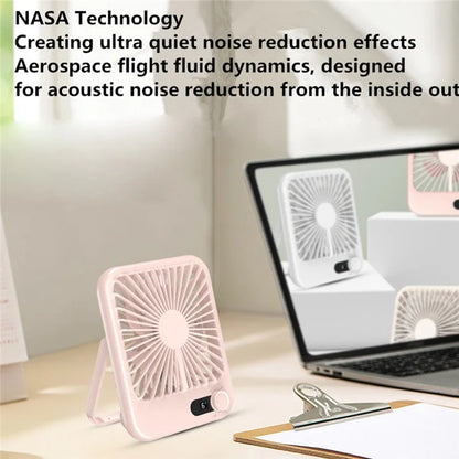 SK-101 USB Powered Silent Fan 100 Wind Speeds Mini Summer Desktop Fan Cooler (CE, FCC Certified)
