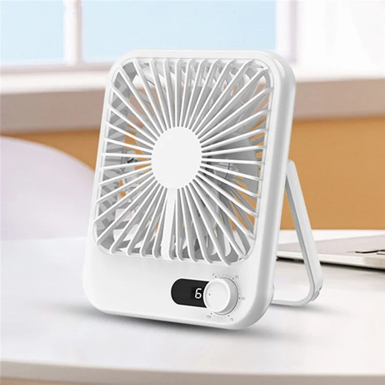 SK-101 USB Powered Silent Fan 100 Wind Speeds Mini Summer Desktop Fan Cooler (CE, FCC Certified)