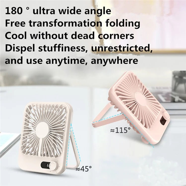 SK-101 USB Powered Silent Fan 100 Wind Speeds Mini Summer Desktop Fan Cooler (CE, FCC Certified)