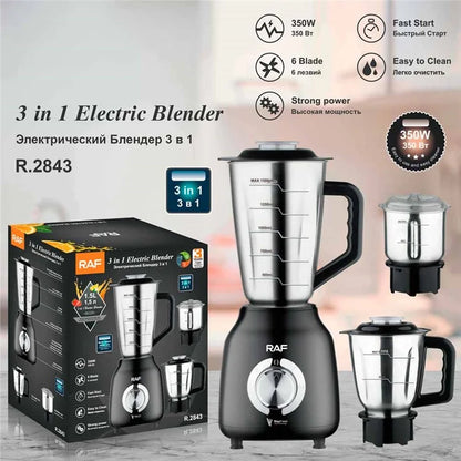 RAF R.2843 Home Kitchen Juicer Machine Orange Juice Food Processor Blender (BPA-Free, No FDA), EU Adapter