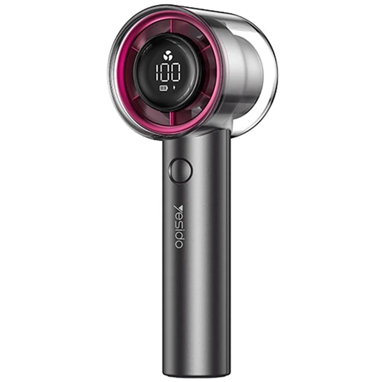 YESIDO YF14 5 Speeds Adjustable 14000 RPM Turbo Fan Mini Hair Dryer with LED Display