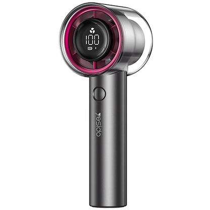 YESIDO YF14 5 Speeds Adjustable 14000 RPM Turbo Fan Mini Hair Dryer with LED Display
