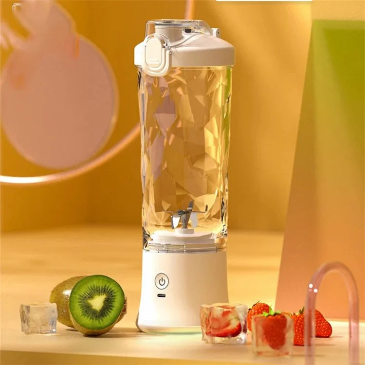 A9 Portable Blender Multi-functional Battery-Powered 600ml Mini Blender Juicer Cup (No FDA, BPA-Free)