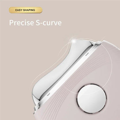GS02 Hot Cold Microcurrent Face Neck Beauty Instrument Vibration Massage LED Red Blue Light Scraping Device - White