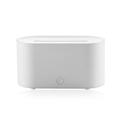 HY02 Flame Aroma Diffuser Mini Humidifier with Colorful Breathing Light