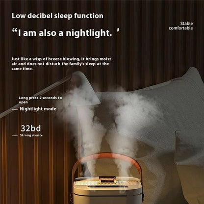 Humidifier Double Spray 1.8L Mist Maker Fogger LED Night Light 32dB Quiet