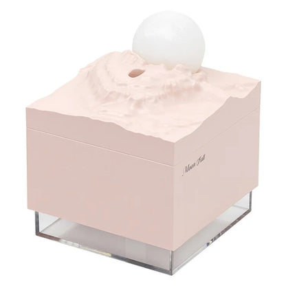 K-31 Moon Fallen Night Light USB Mist Diffuser Home Office Desktop Air Humidifier (CE RoHS FCC Certificated)