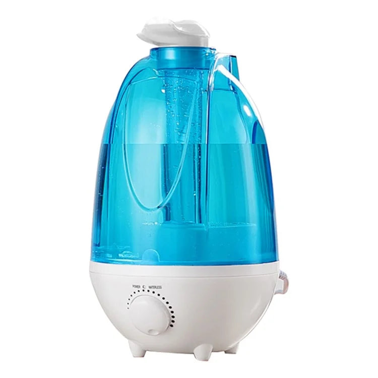 4L Dual Nozzle Home Air Humidifier with LED Light Aromatherapy Diffuser Mist Maker for Bedroom Office